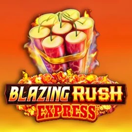Blazing Rush Express online game logo by AreaVegas on rain-bets.org