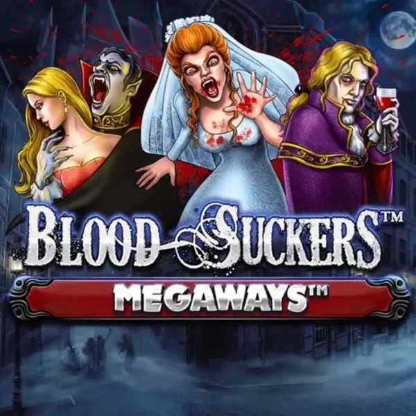 Official Slots logo: Blood Suckers Megaways by Red Tiger Gaming at Rainbet Casino