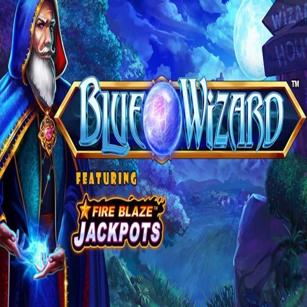 Blue Wizard Fire Blaze Jackpots online slot from Rarestone Gaming – play at rain-bets.org
