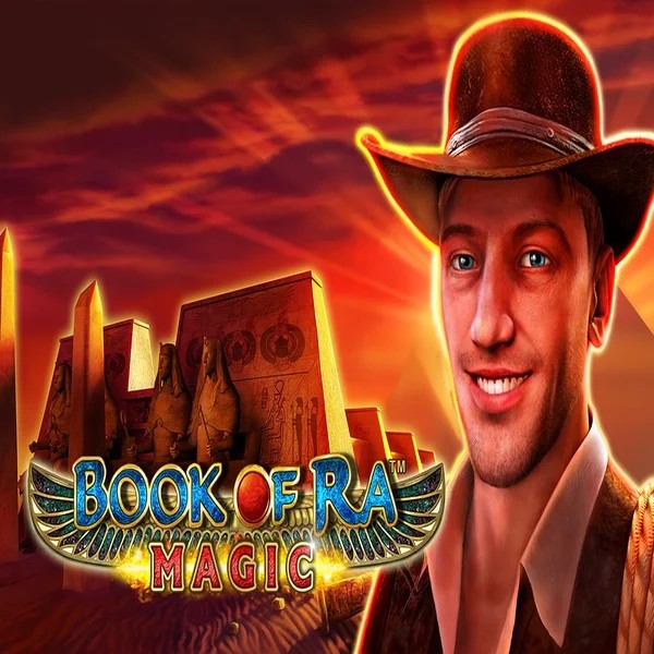 Book of Ra Magic logo by Greentube at Rainbet Casino