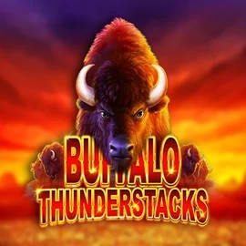 Buffalo Thunderstacks online game logo by Amatic Industries on rain-bets.org