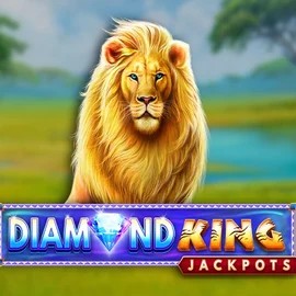 Diamond King Jackpots slot visual from SpinPlay Games available on rain-bets.org