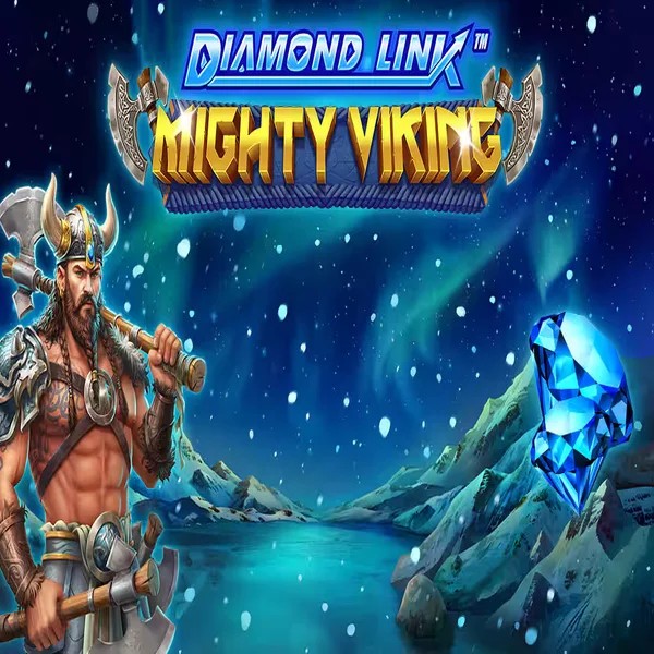 Slots logo of Diamond Link Mighty Viking from Greentube at Rainbet Casino