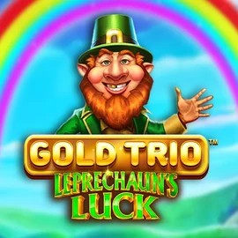 Gold Trio Leprechaun's Luck by Playtech, showcased at rain-bets.org – game logo