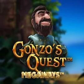 Gonzo's Quest Megaways logo – Slots by Red Tiger Gaming at Rainbet Casino