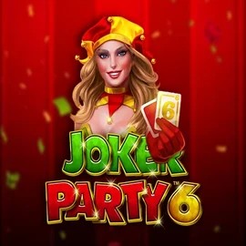Joker Party 6 logo by Greentube at Rainbet Casino