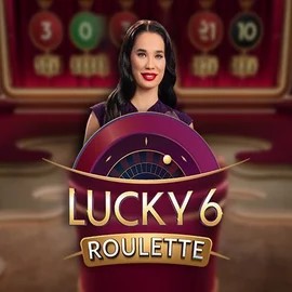 Lucky 6 Roulette online game logo by Pragmatic Play on rain-bets.org