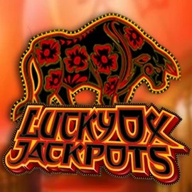 Lucky Ox Jackpots slot logo by Rival at Rainbet Casino