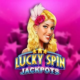 Lucky Spin Jackpots online game logo by Novomatic on rain-bets.org