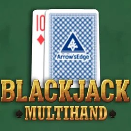 Multihand Blackjack online game logo by Pragmatic Play on rain-bets.org