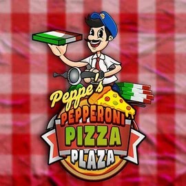 Peppe’s Pepperoni Pizza Plaza casino game by Pragmatic Play – featured logo at Rainbet Casino