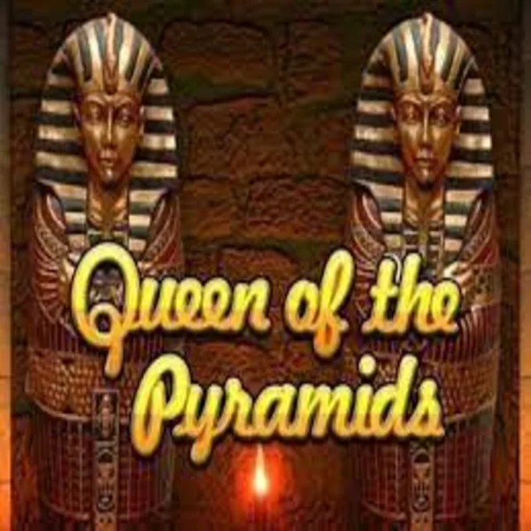 Official Slots logo: Queen of the Pyramids by Playtech at Rainbet Casino