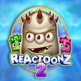 Reactoonz 2 logo – Slots by Play'n GO at Rainbet Casino
