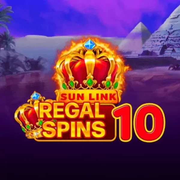 Regal Spins 10 slot logo by PatePlay at Rainbet Casino