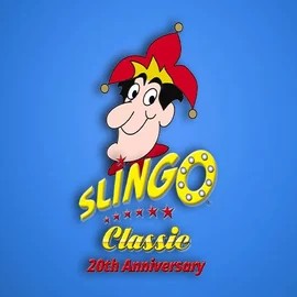 Slingo Classic 20th Anniversary game by Slingo – logo hosted on Rainbet Casino