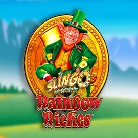 Slingo Rainbow Riches logo – Casino Games by Gaming Realms at Rainbet Casino