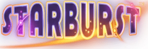 Starburst logo – Slots by NetEnt at Rainbet Casino
