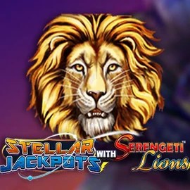 Stellar Jackpots with Serengeti Lions by Lightning Box Game, showcased at rain-bets.org – game logo