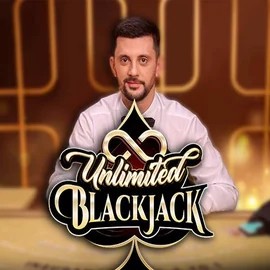 Unlimited Blackjack by Ezugi, showcased at rain-bets.org – game logo