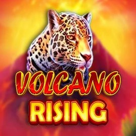 Volcano Rising online game logo by RubyPlay on rain-bets.org