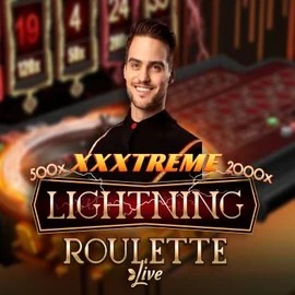 XXXtreme Lightning Roulette game by Evolution – logo hosted on Rainbet Casino